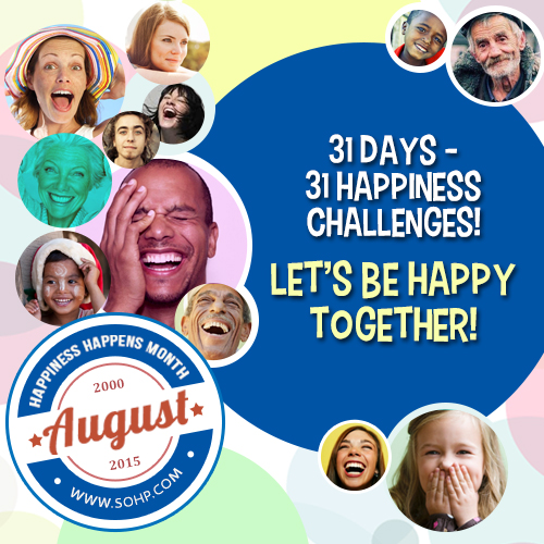 You’re Invited To the Happiness Happens Month 31 Day Challenge!