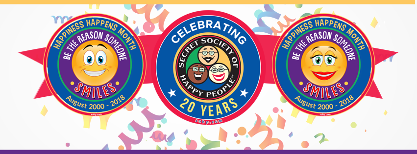 SOHP 20th Anniversary, Be The Reason Someone Smiles, Happiness Happens Month, #HHM2018