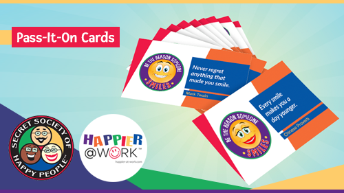 SOHP 20th Anniversary, Be The Reason Someone Smiles, Happiness Happens Month, #HHM2018, Pass-It-On Cards, 